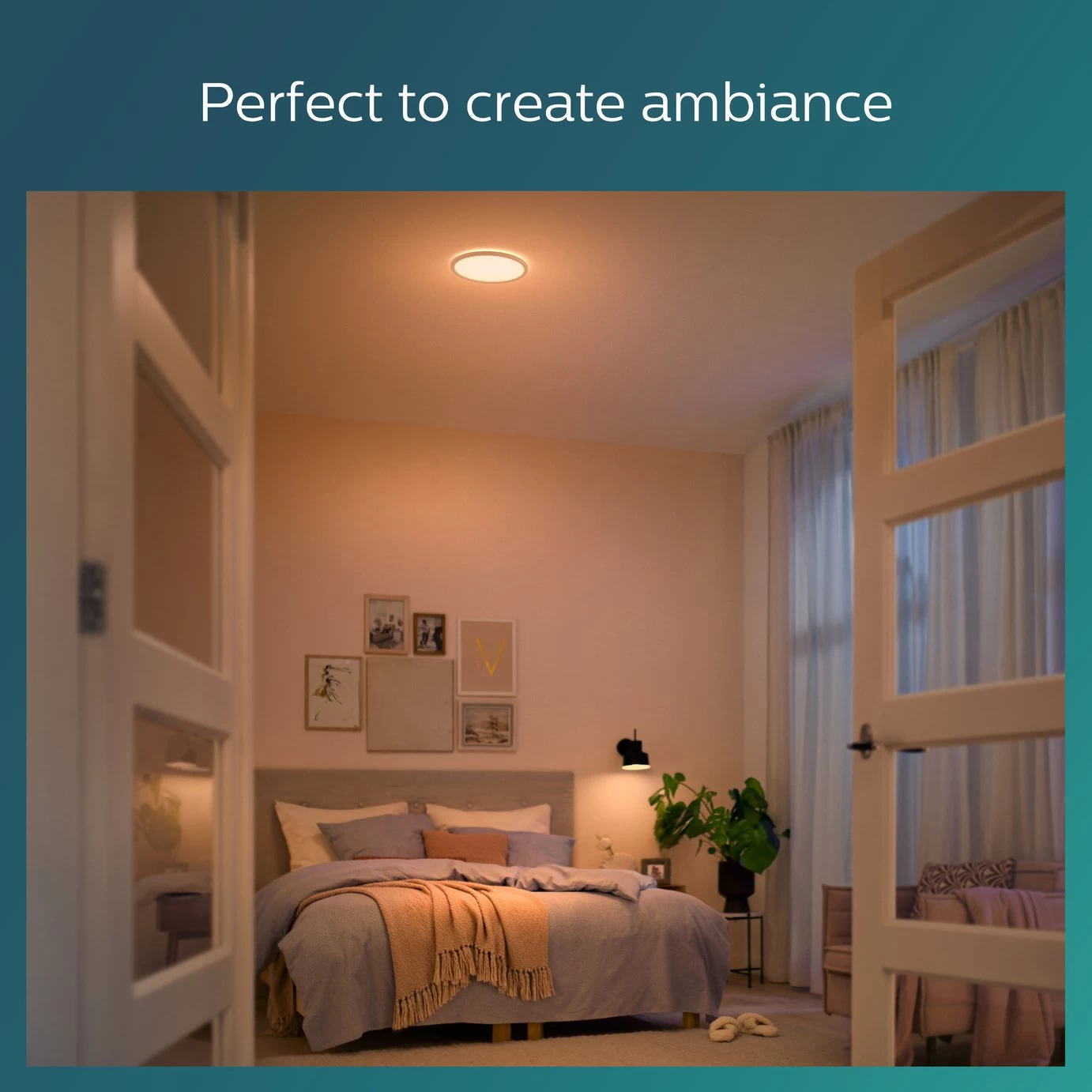 Philips Superslim Indoor Luminaire Flush To Ceiling Light 2 Philips Superslim Indoor Luminaire Flush To Ceiling Light - Image 2