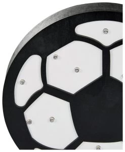 Glow Kids Wooden Football Table Light - Black & White 10 Glow Kids Wooden Football Table Light - Black & White -Habitat Store 1151381 R Z003A