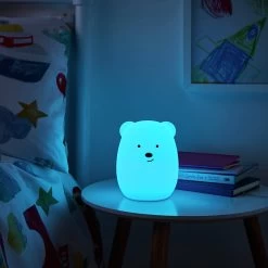 Glow Kids Bear Silicone Night Table Light - Multicoloured -Habitat Store 1151422 R Z002C
