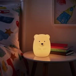 Glow Kids Bear Silicone Night Table Light - Multicoloured -Habitat Store 1151422 R Z003C