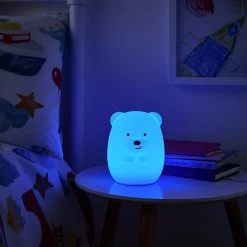 Glow Kids Bear Silicone Night Table Light - Multicoloured -Habitat Store 1151422 R Z004C