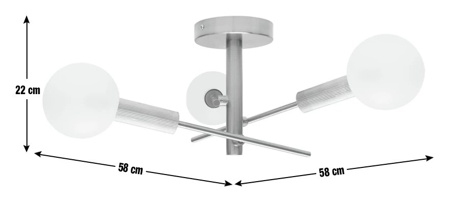 Habitat Globe Ribbed Metal Bathroom Ceiling Light - Brass 3 Habitat Globe Ribbed Metal Bathroom Ceiling Light - Brass - Image 3