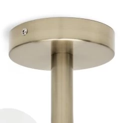 Habitat Globe Ribbed Metal Bathroom Ceiling Light - Brass 11 Habitat Globe Ribbed Metal Bathroom Ceiling Light - Brass -Habitat Store 1233711 R Z003A
