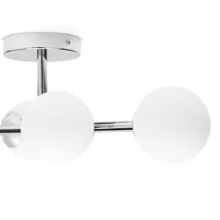 Habitat Metal 4 Light Bathroom Flush Ceiling Light - Chrome -Habitat Store 1233807 R Z002A