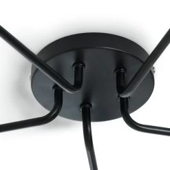 Habitat Rayner Steel 5 Light LED Flush Ceiling Light - Black -Habitat Store 1518261 R Z004A