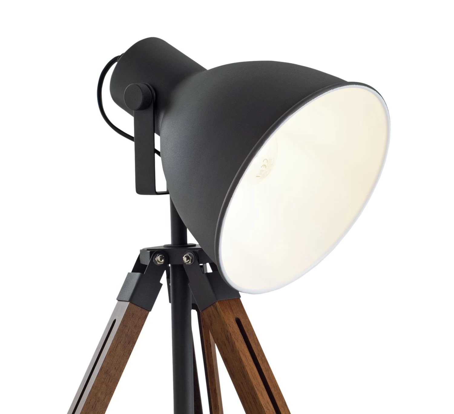 Habitat Loft Living Tripod Table Lamp - Grey 7 Habitat Loft Living Tripod Table Lamp - Grey - Image 7