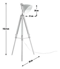 Habitat Industrial Tripod Floor Lamp -Habitat Store 2023683 R E001