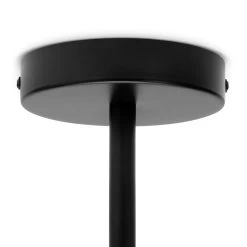 Habitat Opal Metal Bathroom Flush Ceiling Light - Black -Habitat Store 2067405 R Z003A