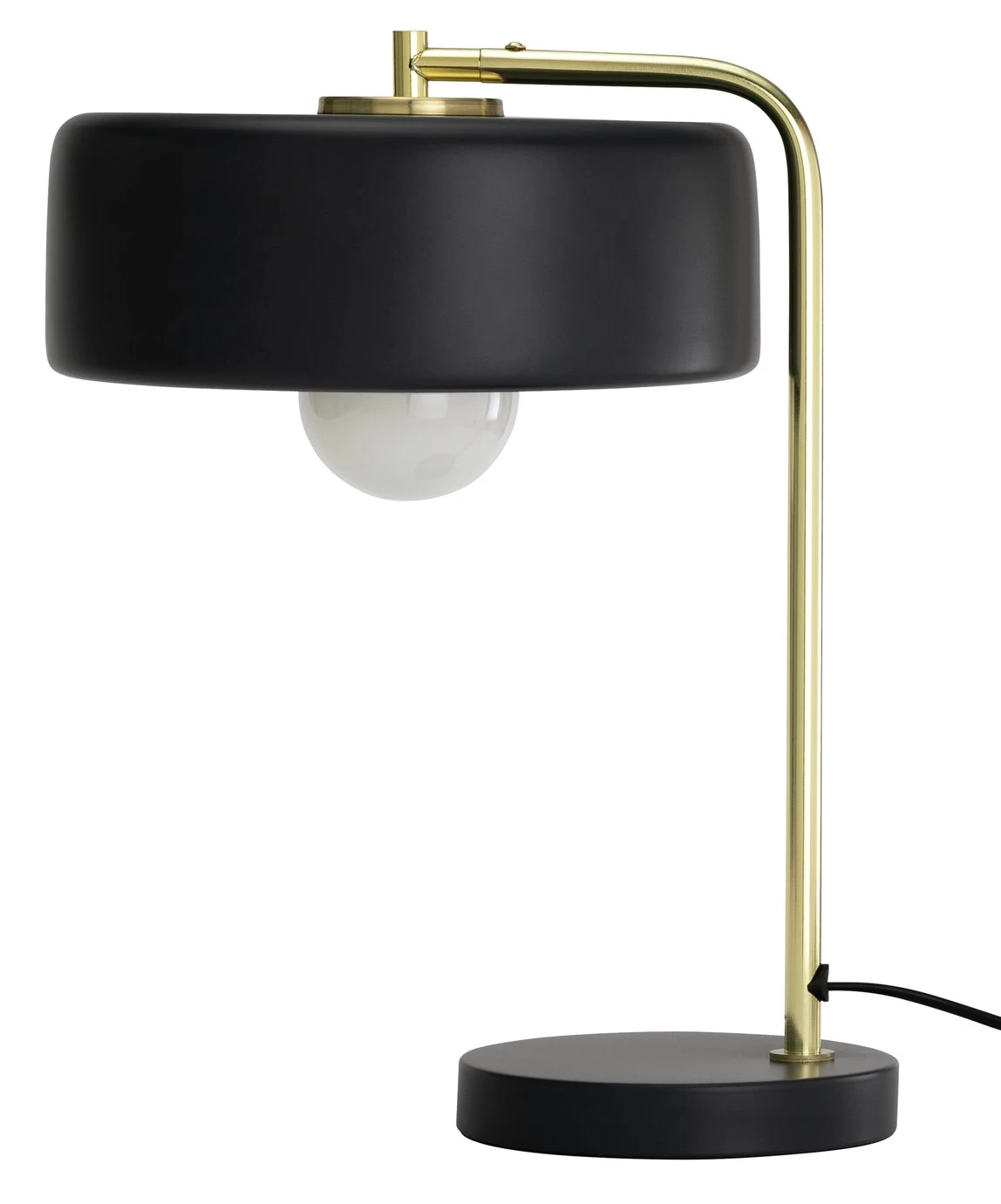 Habitat Minah Iron LED Table Lamp - Black & Brass 2 Habitat Minah Iron LED Table Lamp - Black & Brass - Image 2