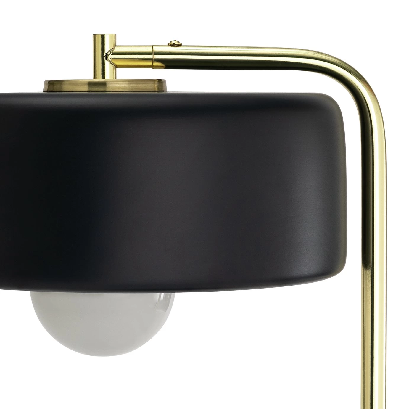 Habitat Minah Iron LED Table Lamp - Black & Brass 3 Habitat Minah Iron LED Table Lamp - Black & Brass - Image 3