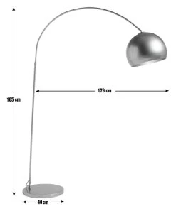 Habitat Wilderness Large Arc Floor Lamp -Habitat Store 3447529 R E001