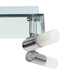 Habitat Milano 4 Light Bathroom Square Spotlight - Chrome 6 Habitat Milano 4 Light Bathroom Square Spotlight - Chrome -Habitat Store 4329282 R Z002A
