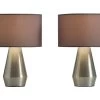 Habitat Maya Pair Of Touch Table Lamps - Grey