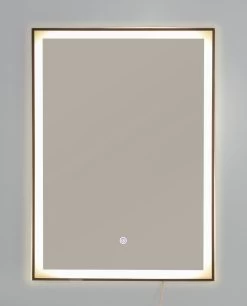 Habitat Rectangle Backlight LED Mirror - Black -Habitat Store 6025601 R Z002A