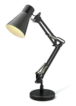 Habitat Swing Arm Desk Lamp - Matt Black -Habitat Store 7073841 R Z006A