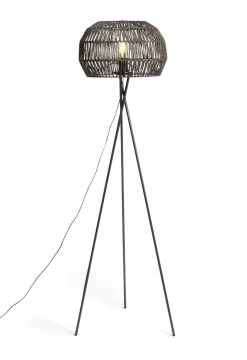 Habitat Global Rope Tripod Floor Lamp - Black -Habitat Store 7485068 R Z002A