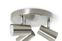 Habitat Spotlight 3 Light Plate - Brushed Chrome -Habitat Store 7567395 R Z004A