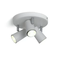 Habitat 3 Light Spotlight Plate - Matt White