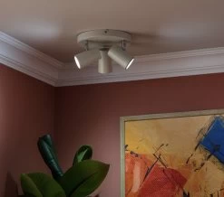 Habitat 3 Light Spotlight Plate - Matt White -Habitat Store 7653326 R Z002C