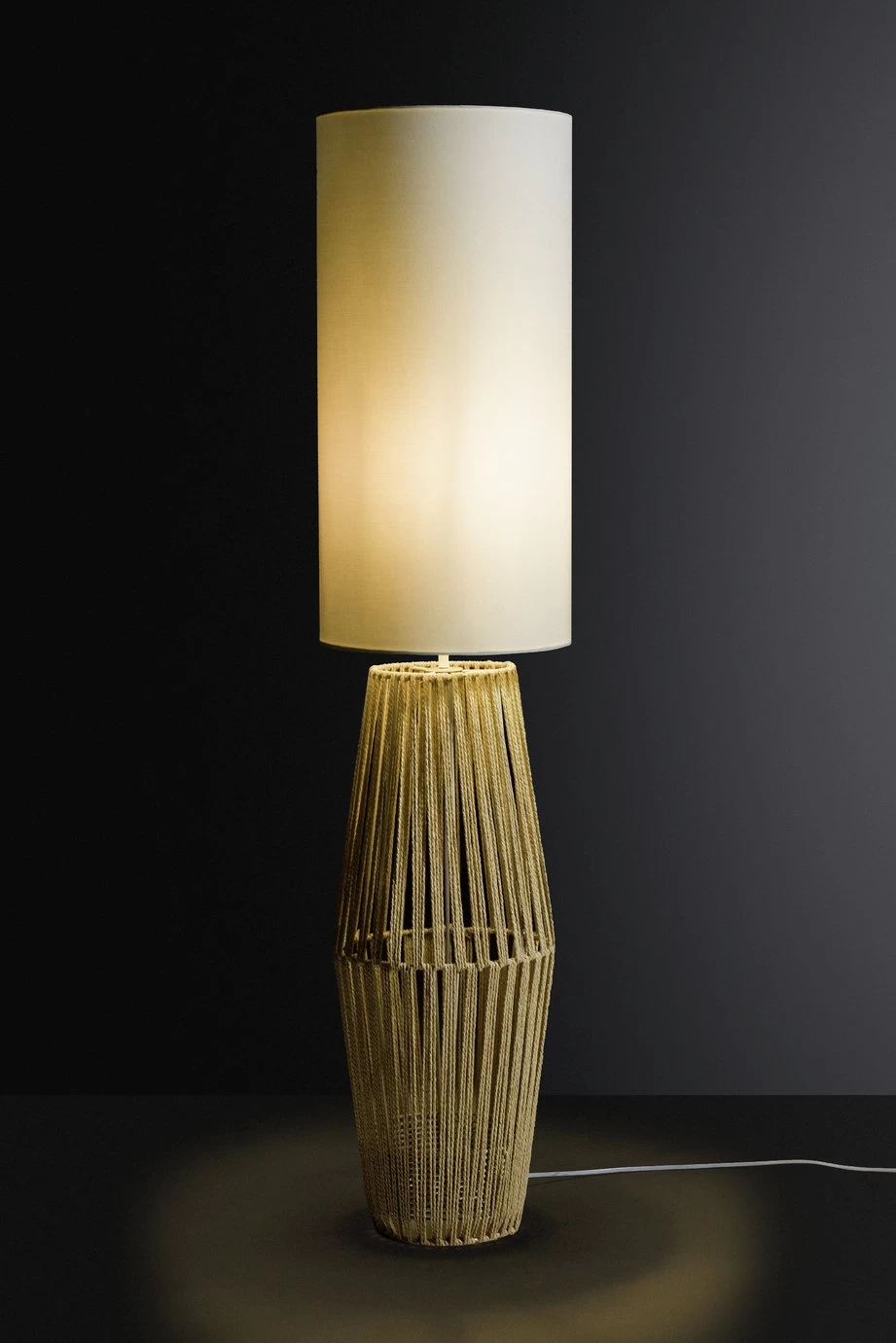 Habitat Global Rope Base Floor Lamp - Natural 3 Habitat Global Rope Base Floor Lamp - Natural - Image 3