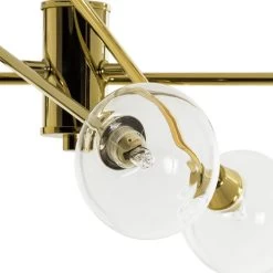 Habitat Glam 6 Light Glass Ceiling Light – Gold -Habitat Store 7835340 R Z003A