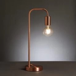Habitat Rayner Steel LED Desk Lamp - Rose Gold 11 Habitat Rayner Steel LED Desk Lamp - Rose Gold -Habitat Store 8899031 R Z002A