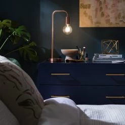 Habitat Rayner Steel LED Desk Lamp - Rose Gold 17 Habitat Rayner Steel LED Desk Lamp - Rose Gold -Habitat Store 8899031 R Z003C