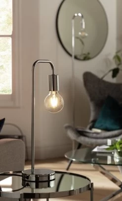 Habitat Rayner Steel LED Table Lamp - Chrome 11 Habitat Rayner Steel LED Table Lamp - Chrome -Habitat Store 8959328 R Z002C