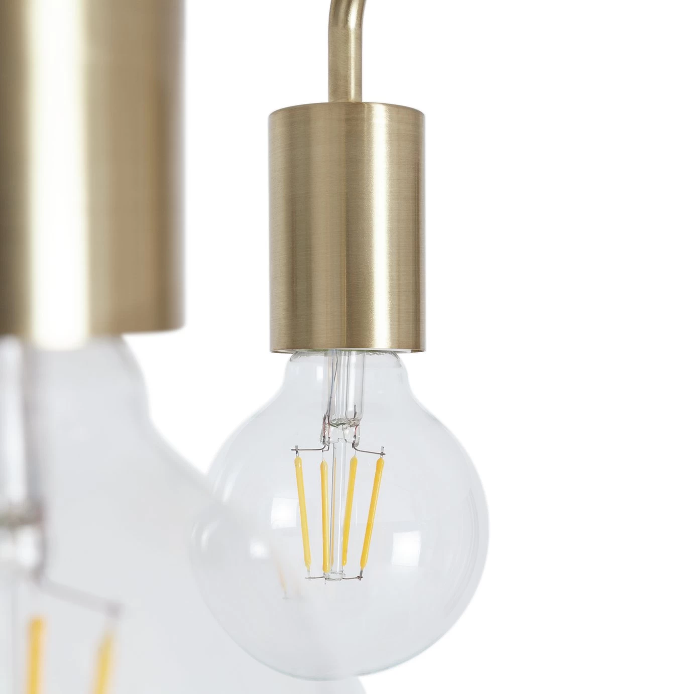 Habitat Rayner Steel 3 Light LED Flush Ceiling Light - Brass 4 Habitat Rayner Steel 3 Light LED Flush Ceiling Light - Brass - Image 4