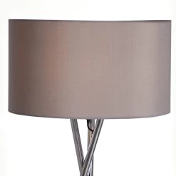 Habitat Tripod Floor Lamp - Grey And Chrome -Habitat Store 9132742 R Z006A