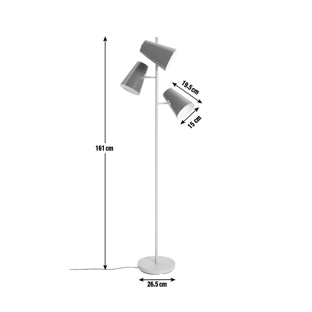 Habitat 3 Light Floor Lamp 9 Habitat 3 Light Floor Lamp - Image 9