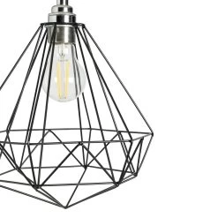 Habitat Kanso Wire Pendant Shade - Black -Habitat Store 9199462 R Z003A