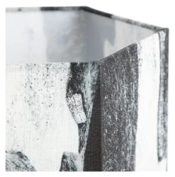 Habitat Whiteleaf Printed Column Floor Lamp - Black & White -Habitat Store 9201910 R Z002A