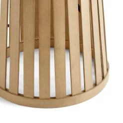 Habitat Achille Bamboo Table Lamp - Natural & White -Habitat Store 9202256 R Z003A