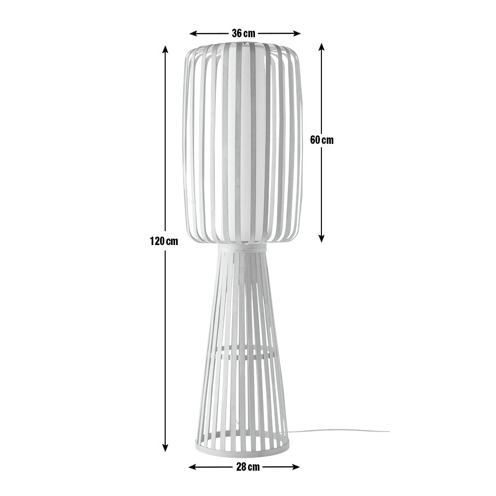 Habitat Achille Japonica Floor Lamp - Ash 3 Habitat Achille Japonica Floor Lamp - Ash - Image 3