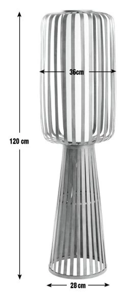 Habitat Achille Floor Lamp - Walnut -Habitat Store 9202483 R E001