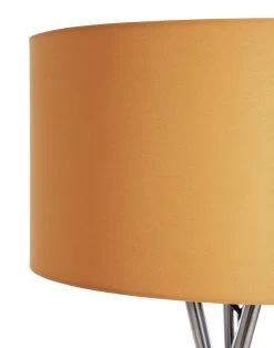 Habitat Tripod Floor Lamp - Mustard And Chrome -Habitat Store 9336335 R Z002A