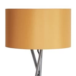 Habitat Tripod Floor Lamp - Mustard And Chrome -Habitat Store 9336335 R Z005A