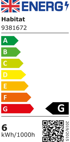 Habitat Ngami Mushroom Aluminium LED Touch Table Lamp-Orange -Habitat Store 9381672 R A001
