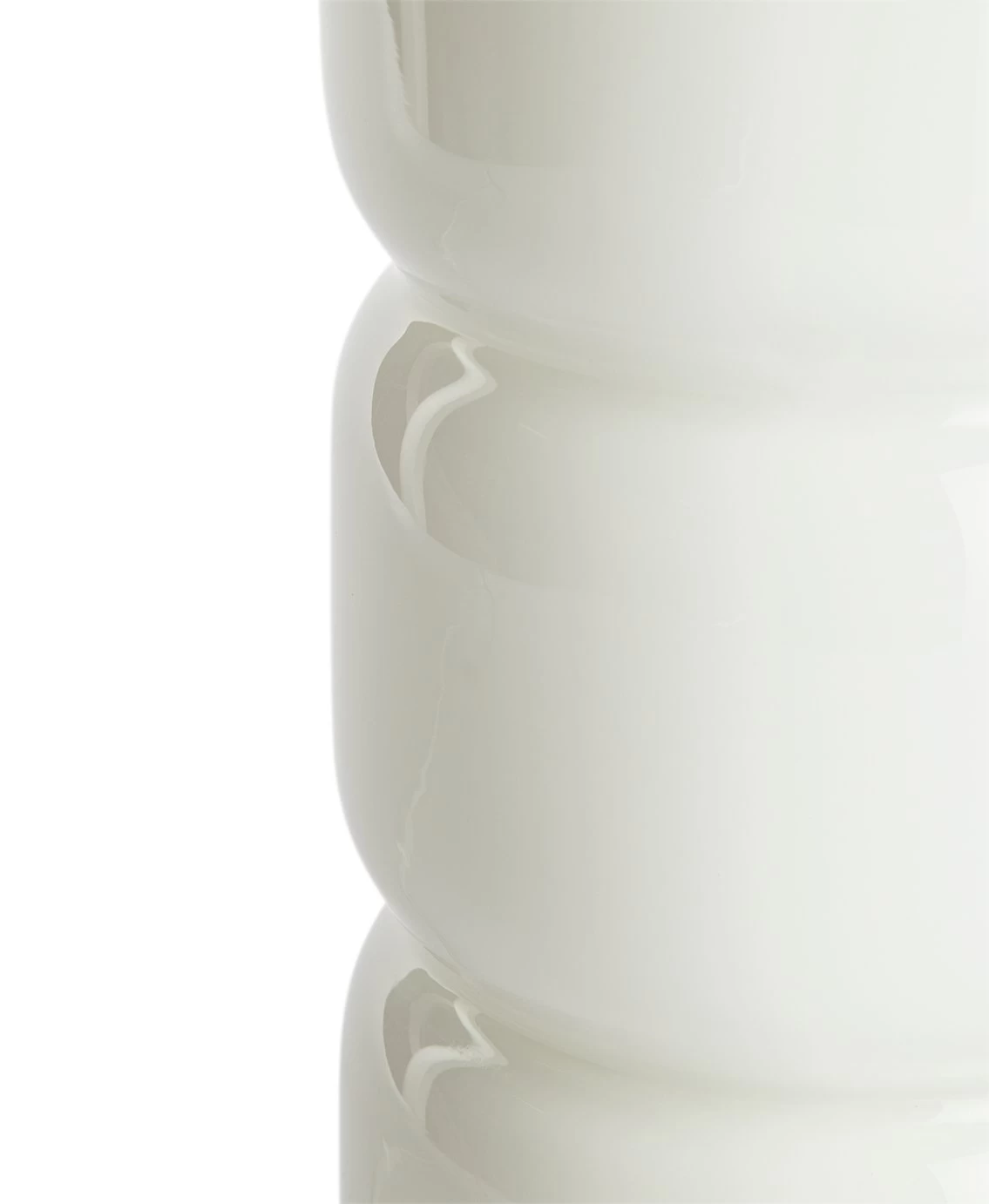 Habitat Parr Glass Column Table Lamp - White 4 Habitat Parr Glass Column Table Lamp - White - Image 4