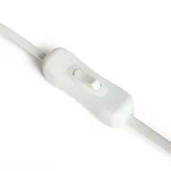 Habitat Parr Glass Column Table Lamp - White 10 Habitat Parr Glass Column Table Lamp - White -Habitat Store 9404504 R Z004A