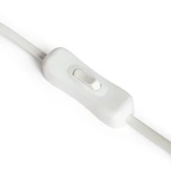 Habitat Lucetta Glass Table Lamp - White -Habitat Store 9404645 R Z004A