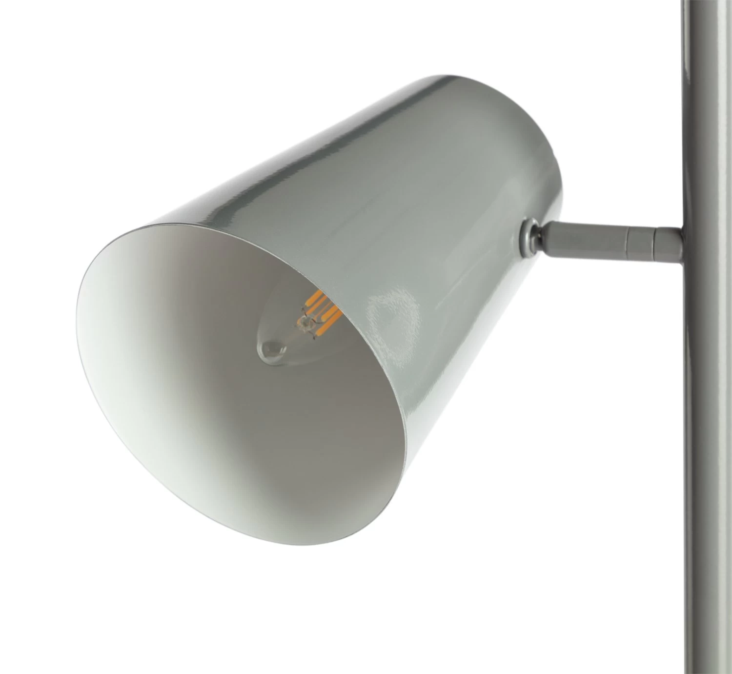 Habitat Iras Double Head Floor Lamp - Grey 4 Habitat Iras Double Head Floor Lamp - Grey - Image 4
