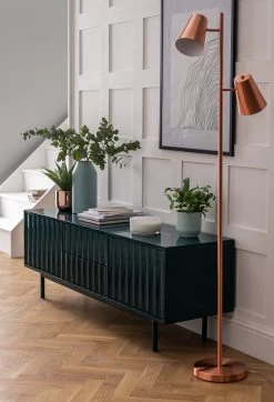 Habitat Iras Copper 2 Light Floor Lamp - Copper -Habitat Store 9404827 R Z002C