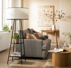 Habitat Thasia Floor Lamp - Black And White 17 Habitat Thasia Floor Lamp - Black And White -Habitat Store 9405730 R Z002C
