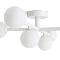 Habitat Alonso 6 Light Flush To Ceiling Light - White -Habitat Store 9405981 R Z002A