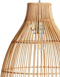 Habitat Camillo Rattan Midi Pendant Shade - Natural 12 Habitat Camillo Rattan Midi Pendant Shade - Natural -Habitat Store 9406186 R Z002A