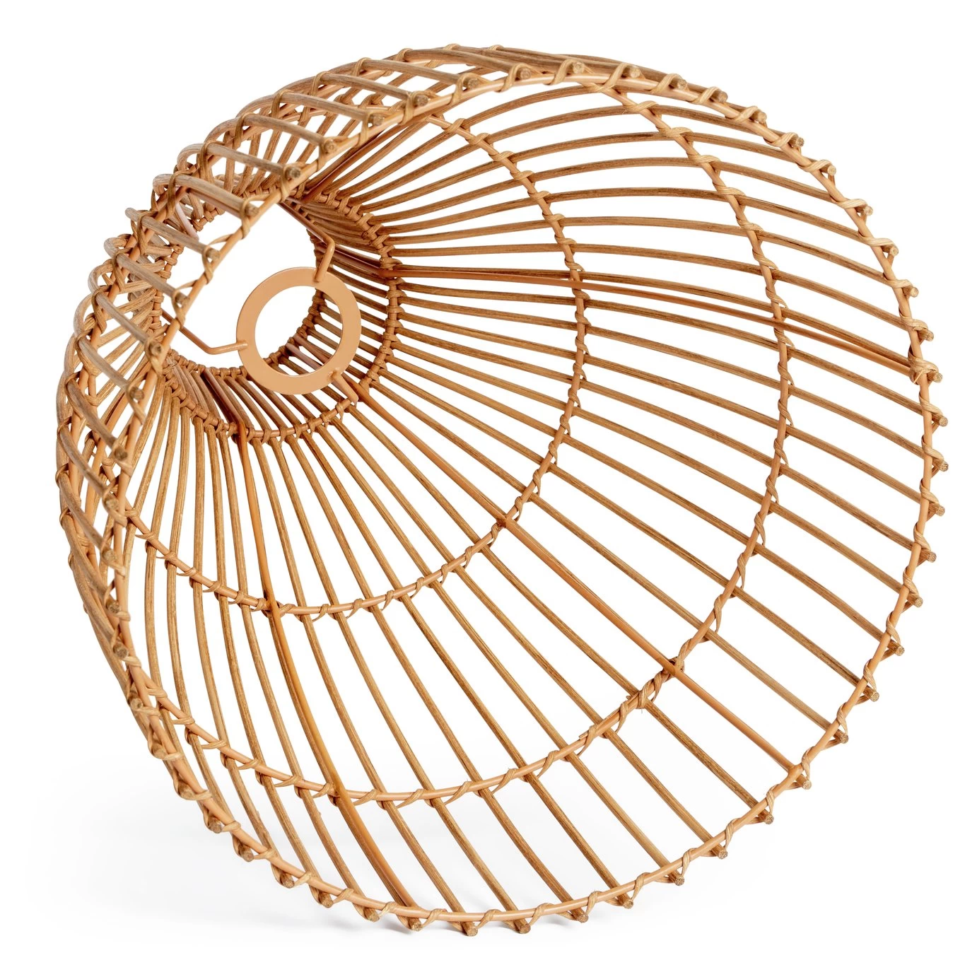Habitat Camillo Rattan Midi Pendant Shade - Natural 7 Habitat Camillo Rattan Midi Pendant Shade - Natural - Image 7
