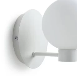 Habitat Opal Glass Wall Light - White 5 Habitat Opal Glass Wall Light - White -Habitat Store 9406234 R Z002C