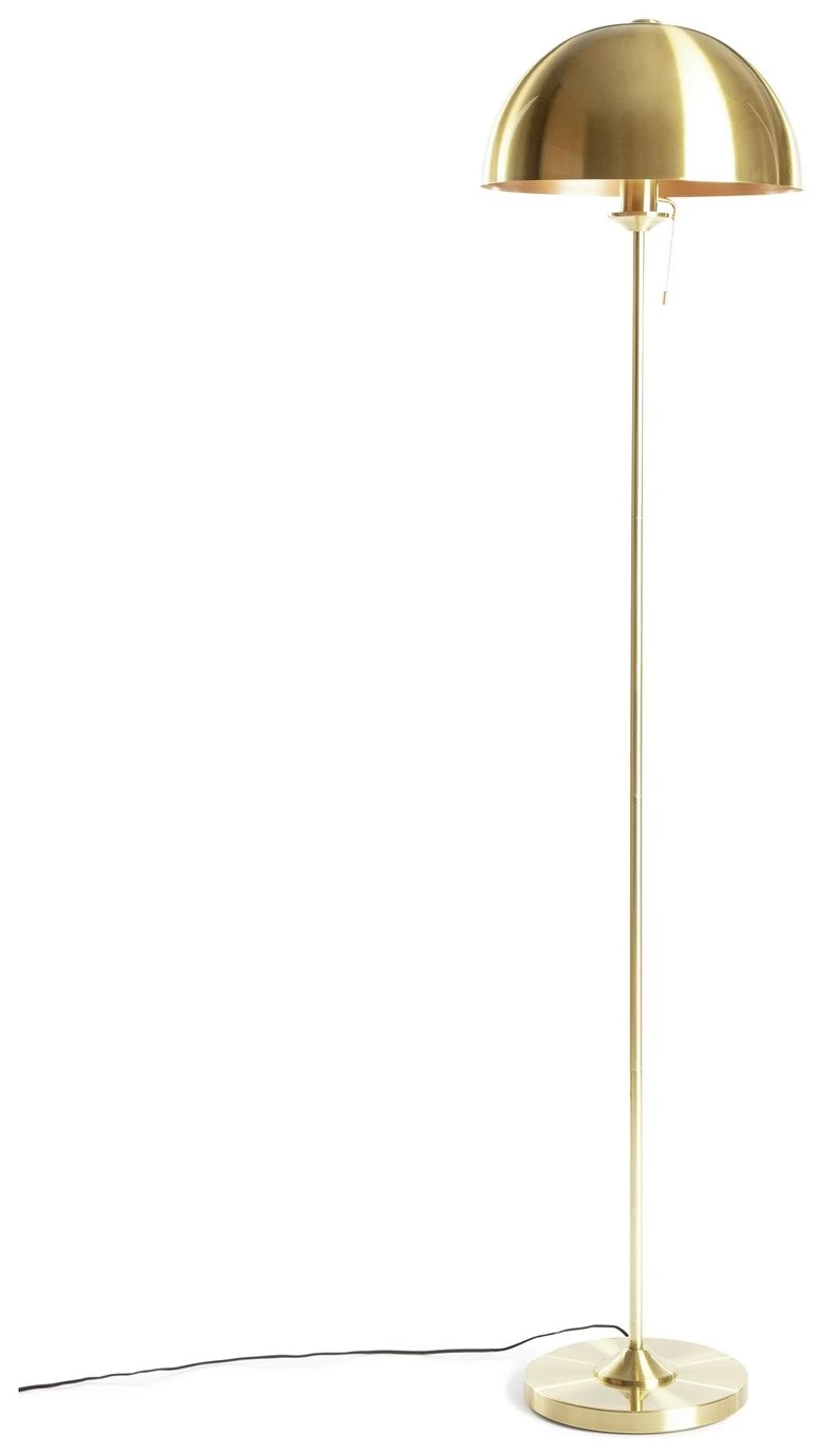 Habitat Manor House Floor Lamp - Brass 2 Habitat Manor House Floor Lamp - Brass - Image 2